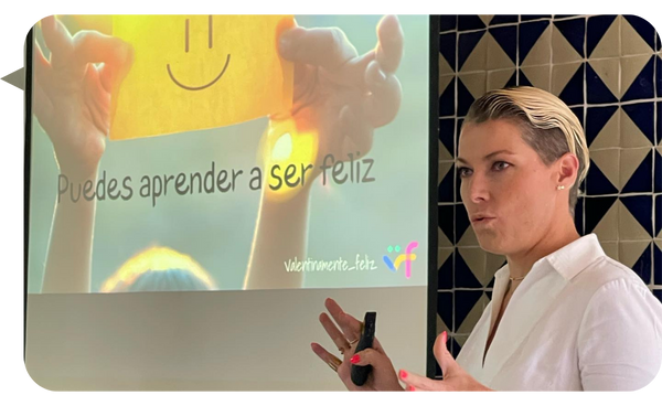 Valentina Luján, conferencista para eventos corporativos sobre Psicología Positiva